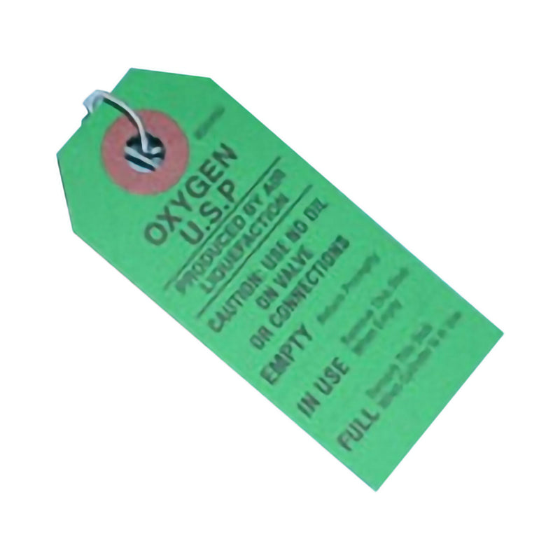 Mada Medical Products Oxygen Cylinder Tag (Each)