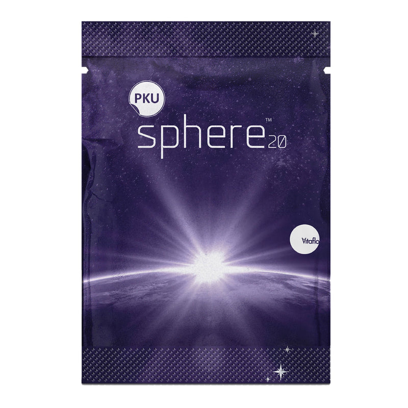 Oral Supplement PKU sphere 20 Lemon Flavor Powder 35 Gram Individual Packet (Case of 30)