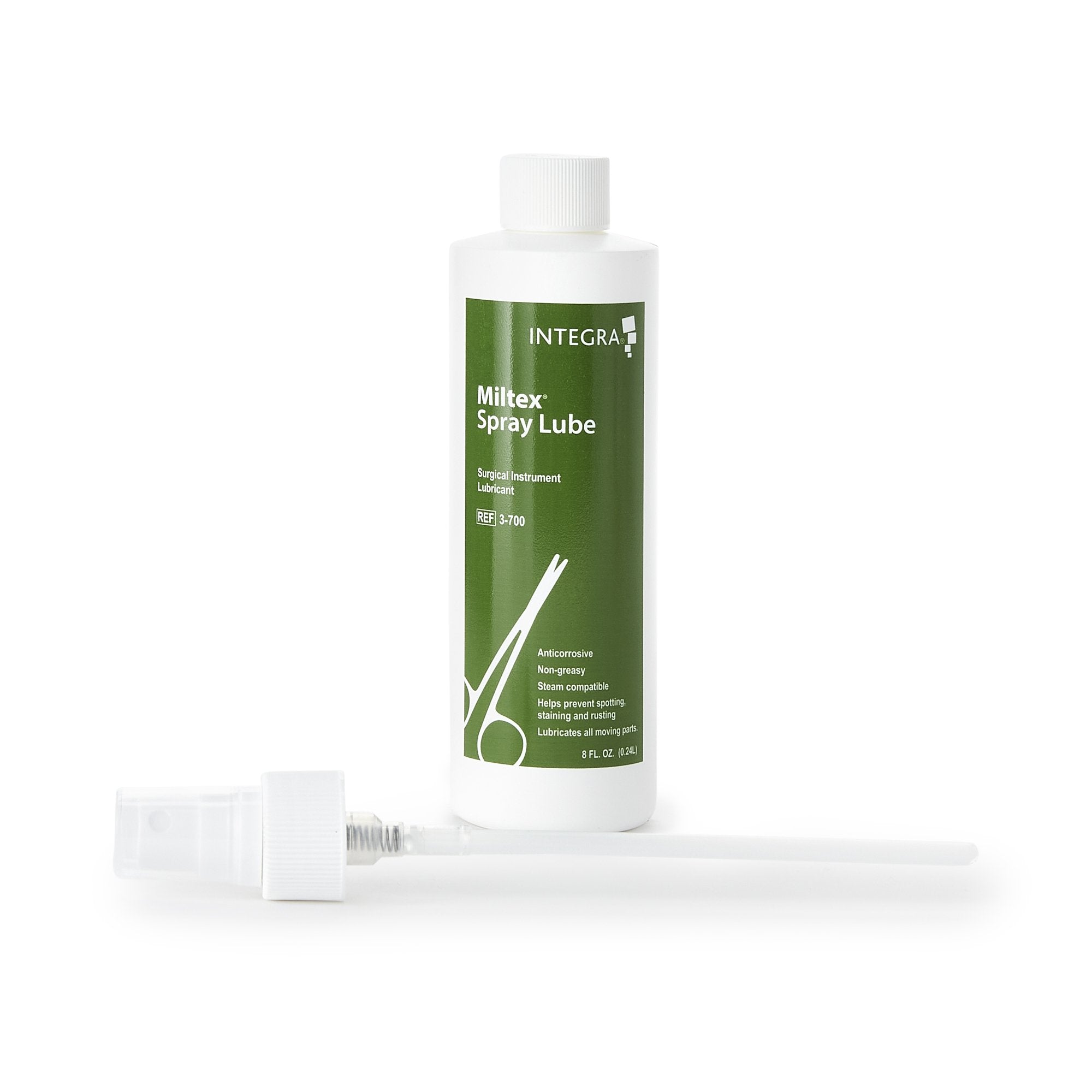 Integra Lifesciences Miltex White Mineral Oil Instrument Lubricant, 0.24 Liter Bottle (12/CS) 