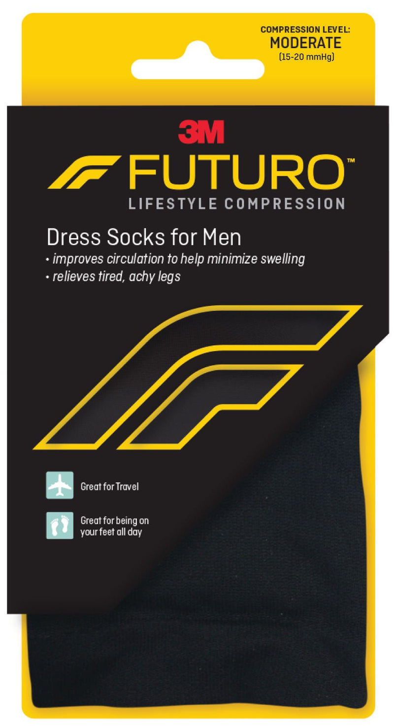 3M Futuro Revitalizing Dress Socks for Men (Box of 12)
