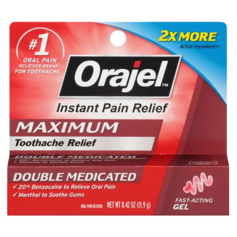 Orajel 2X Toothache & Gum Medicated Gel (Each)