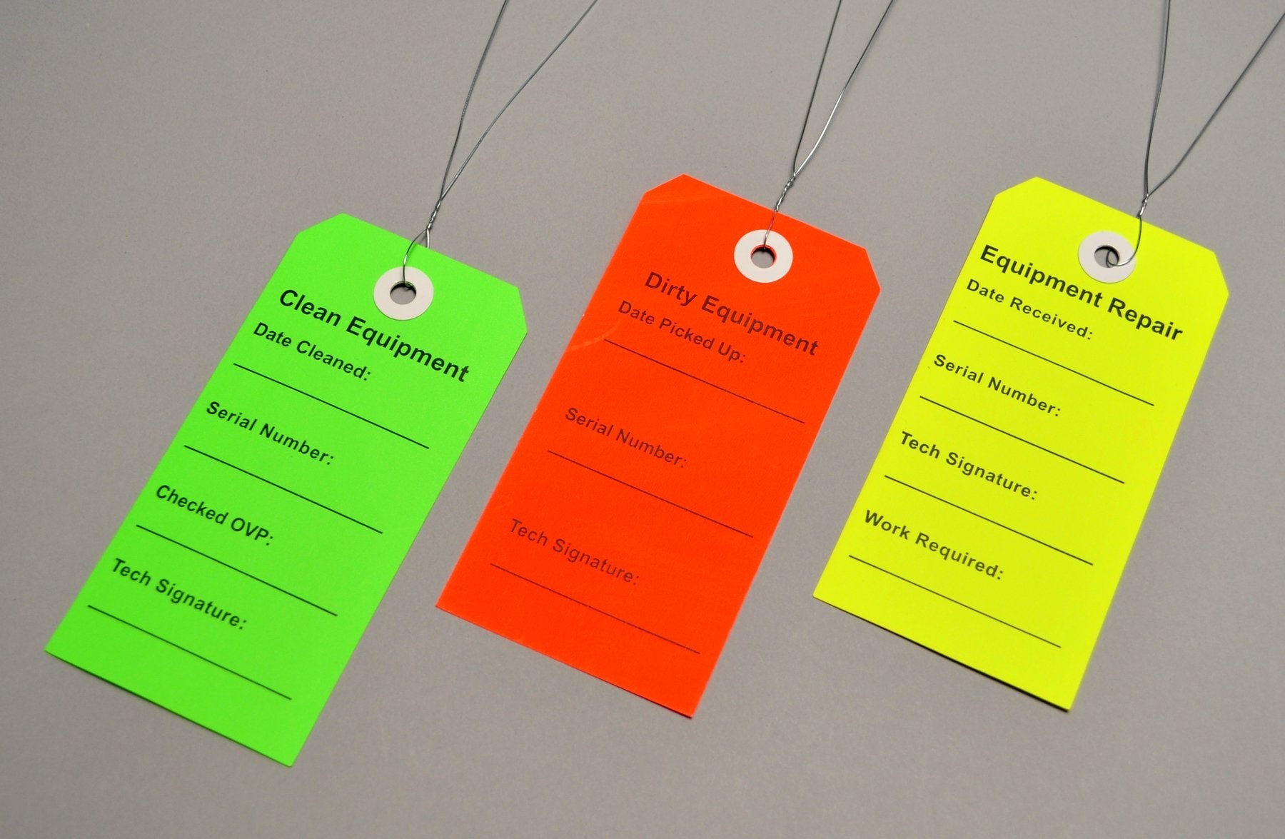 Elkay Plastics Elkay Equipment Tags (750/CS) 