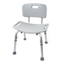McKesson Aluminum Bath Transfer Bench with Removable Back (Each)