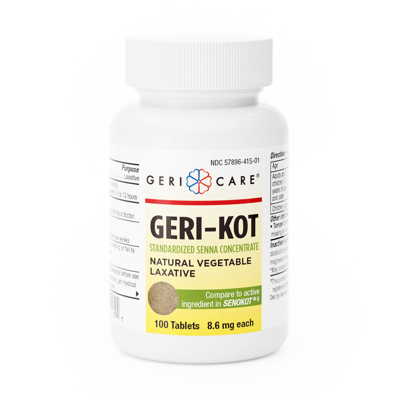 Geri-Care Geri-Kot Senna Concentrate Natural Vegetable Laxative (Case of 1200)