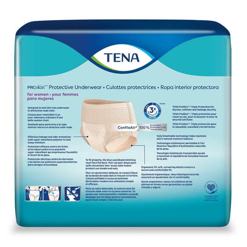 Essity HMS North America Inc Tena ProSkin Maximum Absorbent Underwear for Women, Extra Large (56/CS)