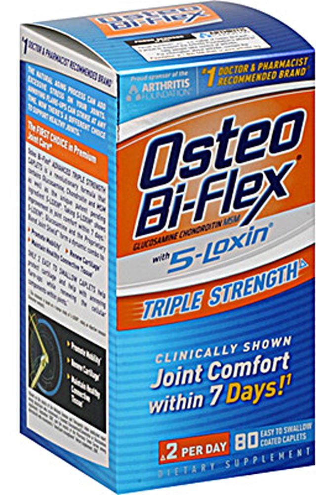 Osteo-Bi-Flex with 5 Loxin Advanced Glucosamine Joint Health Supplement (Box of 80)