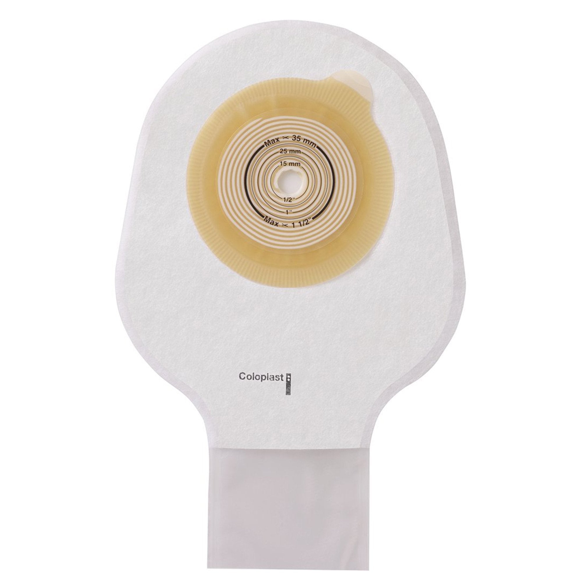 Coloplast ColoKids Pediatric 1-Piece Transparent Colostomy Pouch, 10 – 35 mm Stoma (10/BX) 
