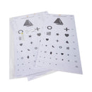 McKesson Preschool Eye Test Chart (Bag of 5)