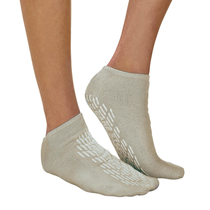 The Pillow Factory Division Care-Steps Double Tread Slipper Socks, Large (48/CS) 