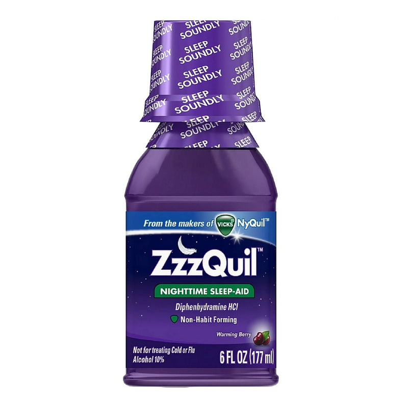 ZzzQuil Nighttime Sleep-Aid Liquid, Warming Berry (Each)