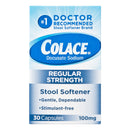 Colace Docusate Sodium Stool Softener (Box of 30)