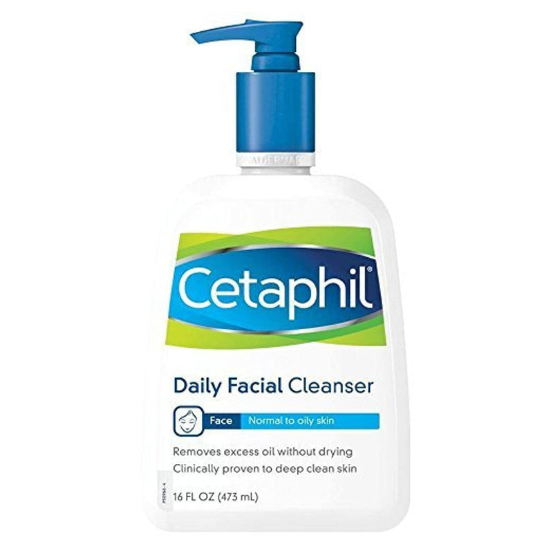 Galderma Laboratories Cetaphil Unscented Daily Facial Cleanser, 16 oz. 