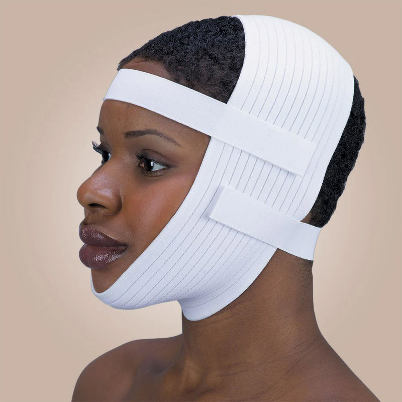 Facial Support Wrap One Size Fits Most Spandex White (Each)
