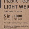 McKesson White Polypropylene Spoon (Case of 1000)