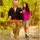 Brazos Traveler's Oak Walking Stick, 55-Inch Height, Tan (Each)