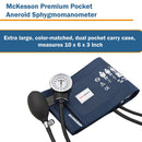 McKesson Premium Pocket Aneroid Sphygmomanometer, Dark Blue (Case of 12)