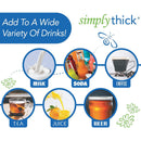 SimplyThick Easy Mix Food and Beverage Unflavored Thickener, Honey Consistency (Box of 25)