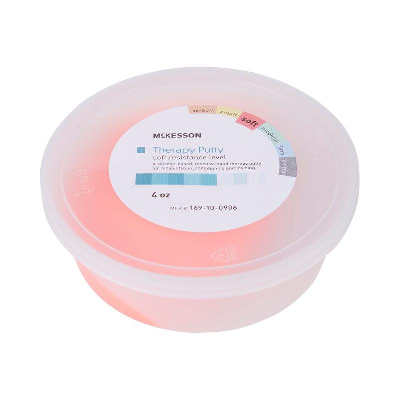 McKesson Brand McKesson Therapy Putty, Red, Soft, 4-ounce Container 