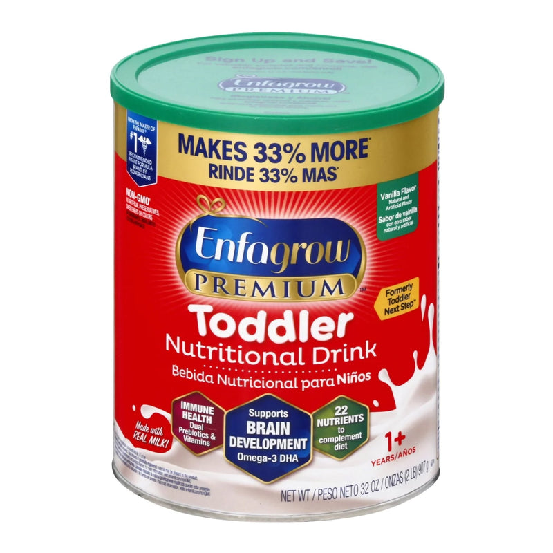 Toddler Formula Enfagrow Premium Vanilla Flavor 32 oz. Can Powder (4/CS) 