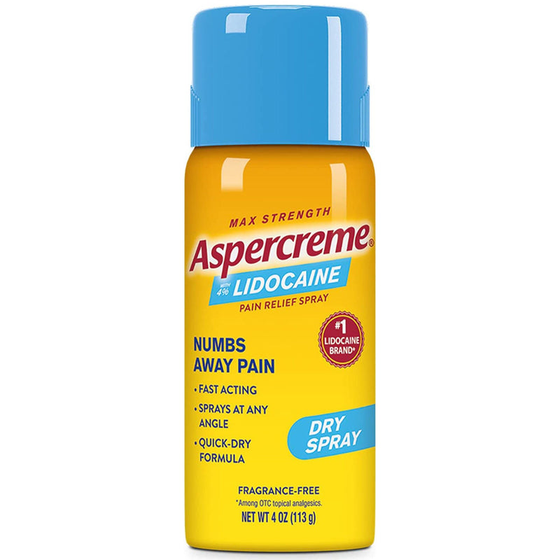 Aspercreme Max Lidocaine Topical Pain Relief, 4-ounce Spray (Each)
