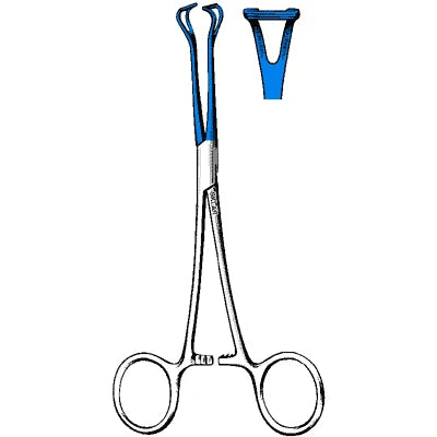 Sklar Blue Electrosurgical Babcock Grasping Forceps - 8" - 91-5268