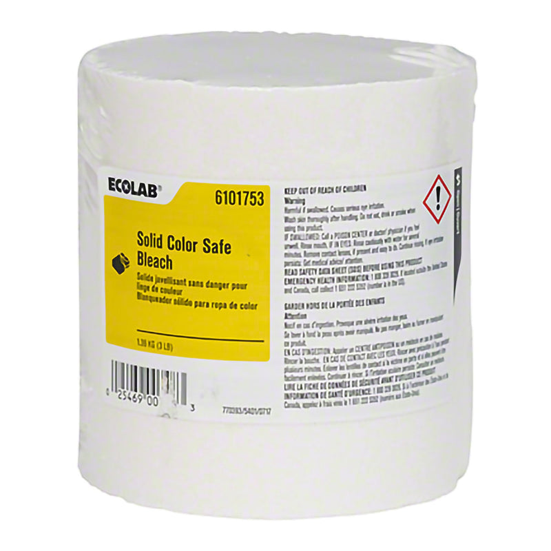 Ecolab Solid Color Safe Bleach Laundry Detergent (2/CS) 