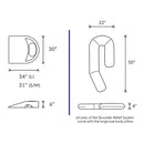 MedCline MedCline Shoulder Relief System, Large, 5'10" & Above 