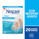 3M Nexcare Waterproof Adhesive Strip, Assorted Sizes (Box of 20)