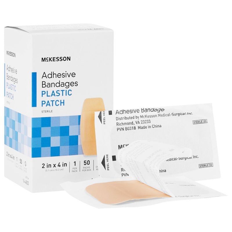 McKesson Tan Adhesive Strip, 2 x 4 Inch (Case of 1200)