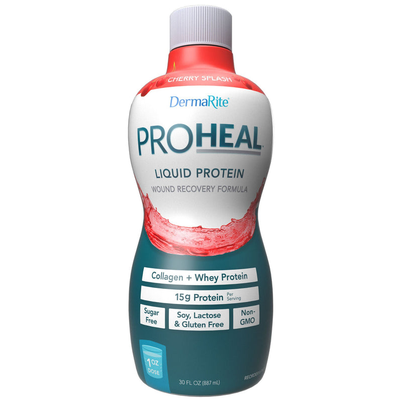 ProHeal Cherry Splash Liquid Protein Wound Recovery Formula, 30-ounce bottle (Case of 6)