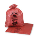 McKesson Biohazard Waste Bag, 45 – 55 Gallon Capacity, 40 x 55 Inch (Case of 150)