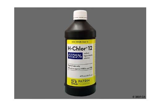Antiseptic Sodium Hypochlorite Topical Liquid 473 mL Bottle