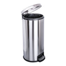 McKesson Brand McKesson Trash Can, Stainless Steel, Round, 8 Gallons, 12 x 26.77 Inch 