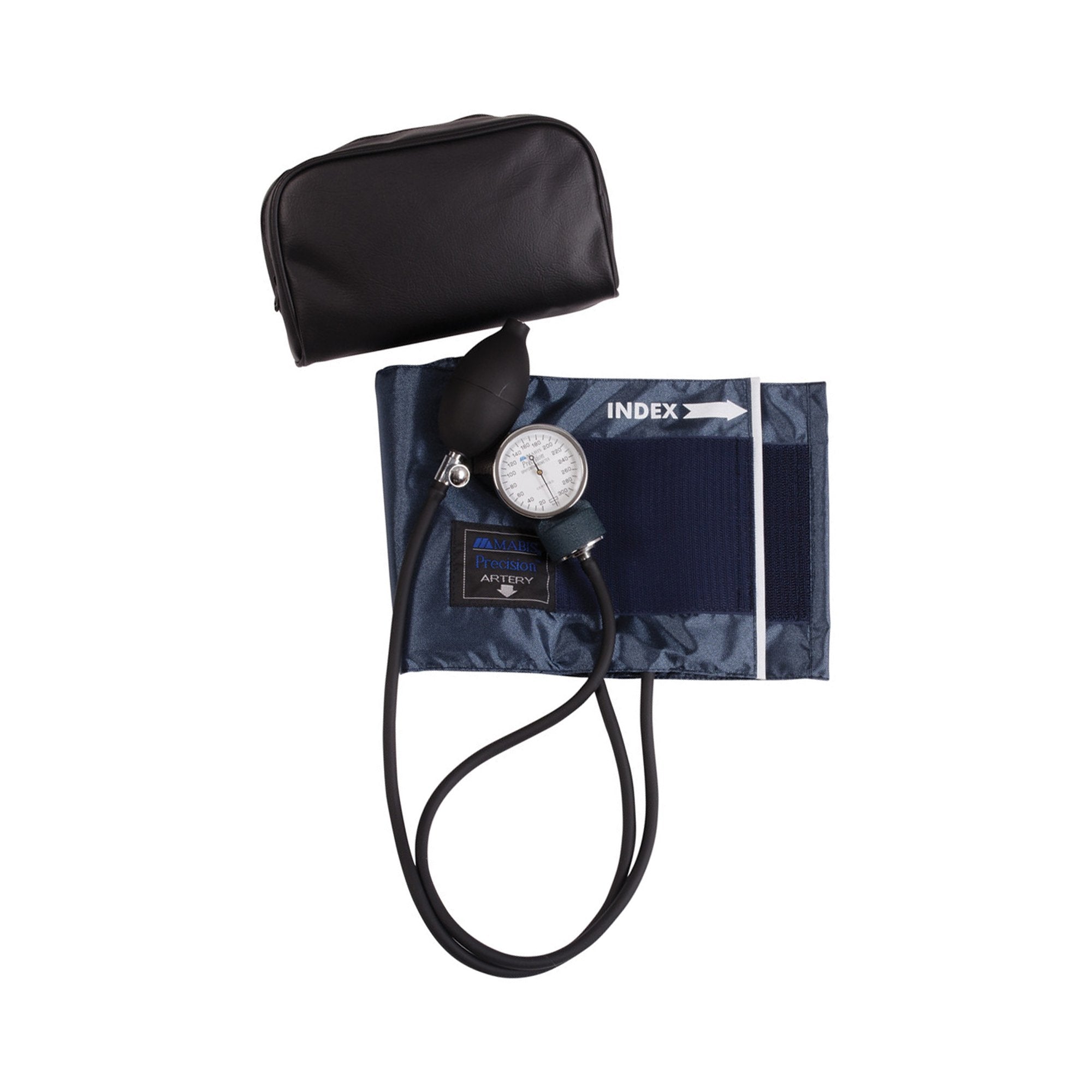 Mabis Healthcare Precision Aneroid Sphygmomanometer, Blue 