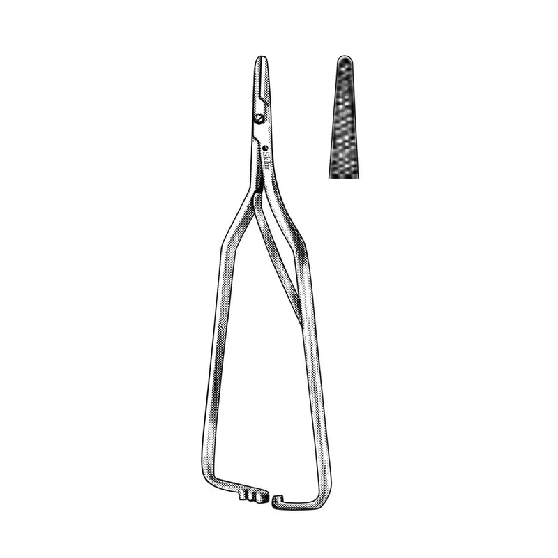Sklar Arruga Needle Holder - 6-1/4", Straight, Serrated - 20-3100 