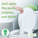 McKesson Flushable* Wet Wipes XL - Unscented, 96 Wet Wipes per Pack (Case of 576)