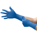 Microflex Medical SafeGrip Latex Extended Cuff Length Exam Glove, Medium, Blue (500/CS)