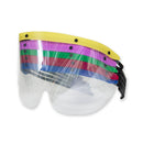 Eye Shield McKesson Pre-Assembled Anti-fog / Anti-glare / Anti-static Coating Clear Tint Plastic Film Lens Black Frame Over Ear One Size Fits Most (Case of 100)