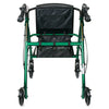 McKesson Folding Aluminum Four-Wheel Rollator, Green (Each)