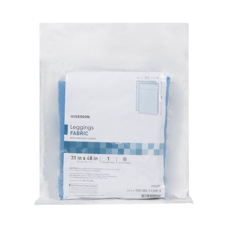 McKesson Sterile Surgical Leggings, 31 x 48 Inch (Case of 30)