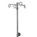 IV Stand Floor Stand 4 Hooks 5 Legs with Casters