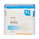 McKesson Classic Light Absorbency Incontinence Brief, Extra Large (Case of 60)