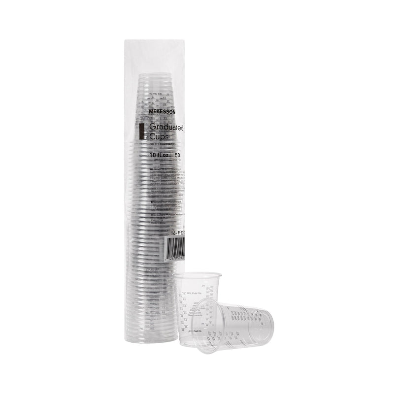 McKesson Graduated Drinking Cup, 10 oz., Clear (Case of 1000)