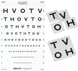 Good-Lite Good-Lite Eye Chart, Sloan Letter, Acuity Test 