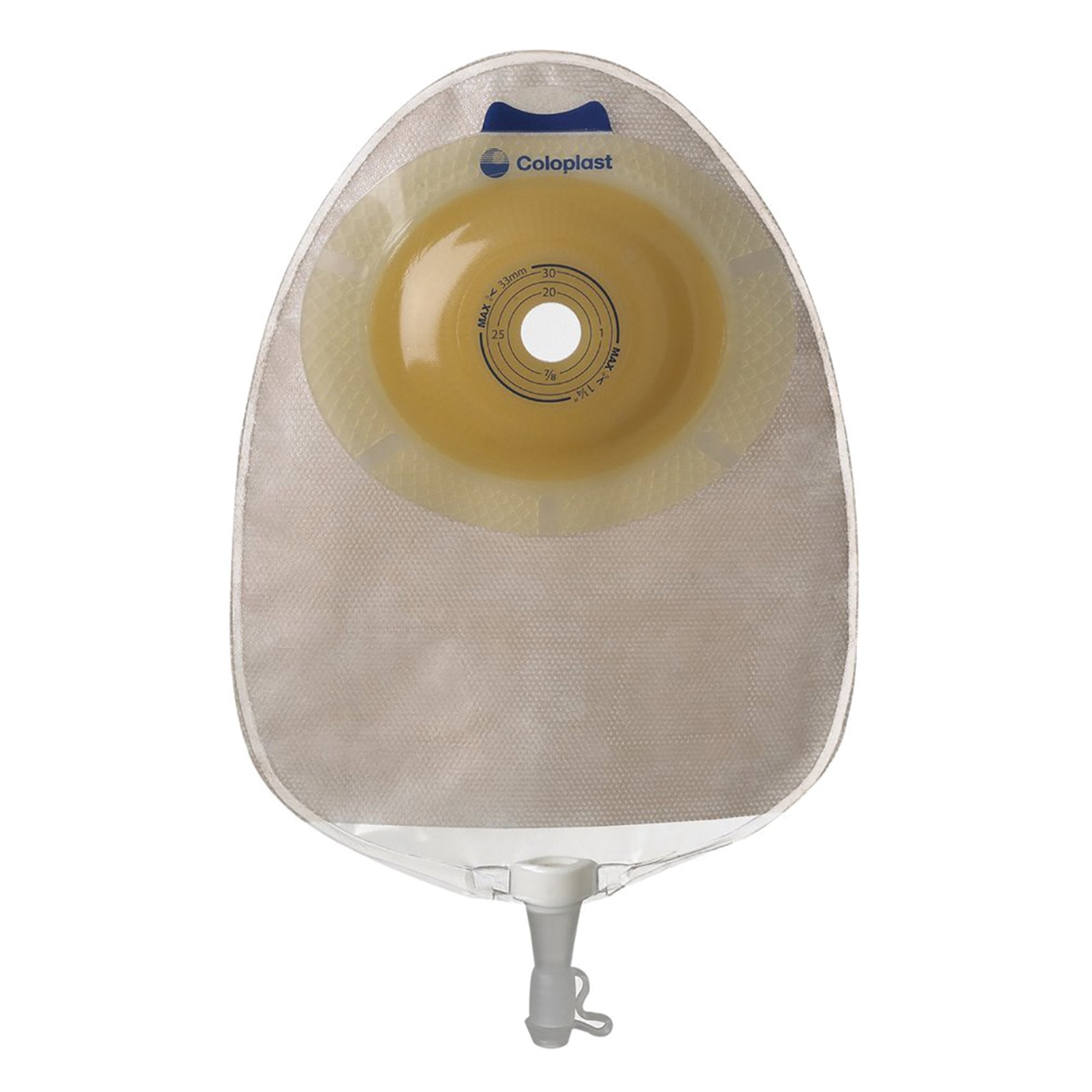 Coloplast SenSura Convex Light 1-Piece Transparent Urostomy Pouch, 15 – 33 mm Stomas (10/BX) 