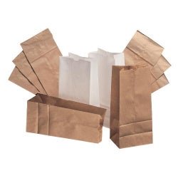 Brown Kraft Paper Bag, 7.06 x 4.5 x 13.75 Inch (Pack of 500) 