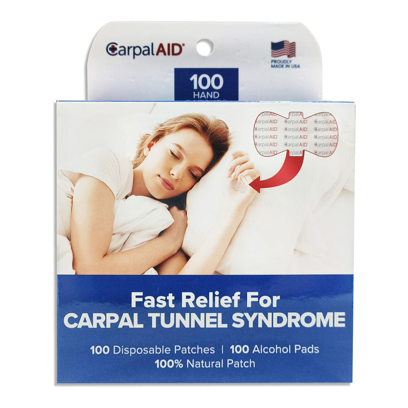 Carpal Aid Patch Hand-Based Carpal Tunnel Support (Case of 4800)
