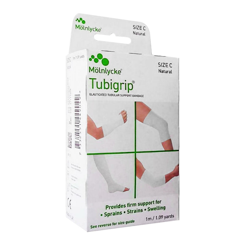 Molnlycke Tubigrip Pull On Elastic Tubular Support Bandage, 1 Meter, Size C (12/BX) 