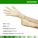 McKesson Brand McKesson Confiderm Latex Exam Glove, Extra Large, Ivory (1000/CS) 