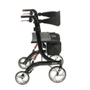 Nitro HD Bariatric Four-Wheel Rollator, Black (Each)